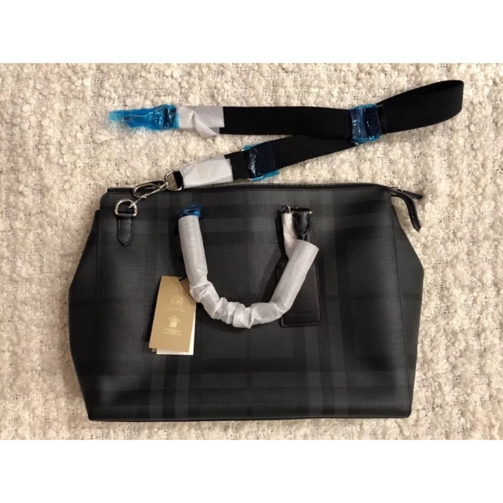 Burberry Large London Check Briefcase